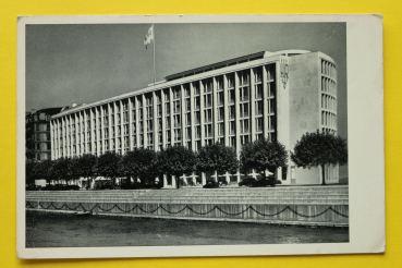 Postcard PC Geneva / Hotel du Rhone / 1950s / Built 1950 – Architecture